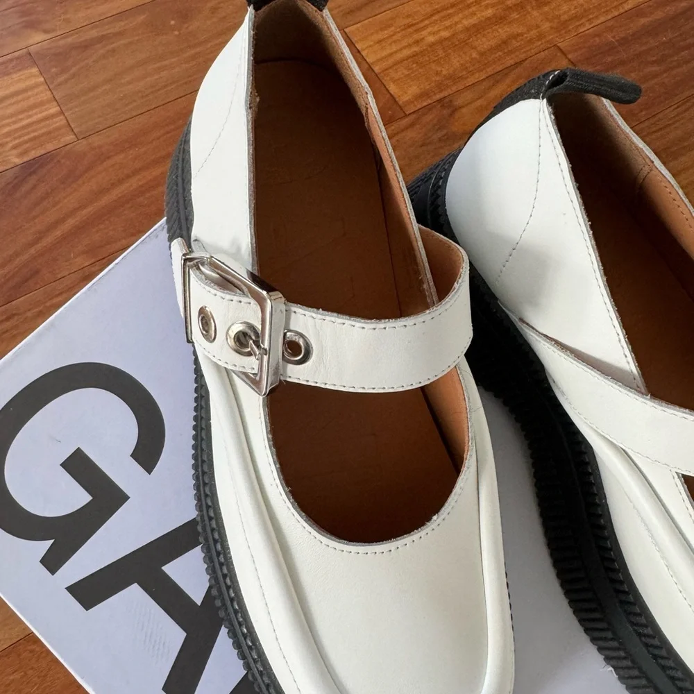 Ganni Creeper Mary Janes NEW size38